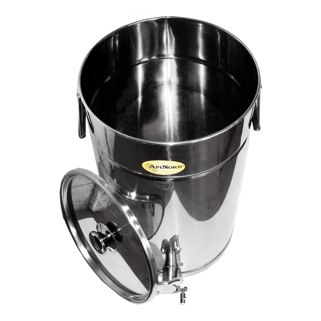 Serbatoio di smielatura con valvola di scarico in acciaio inox - 50 kg